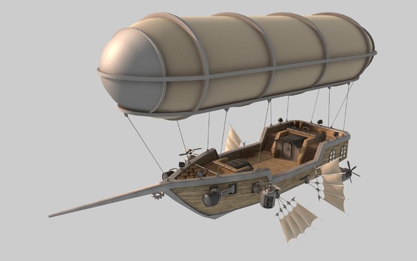 maya airship scarletts pride - Airship Scarletts Pride by Cr8g